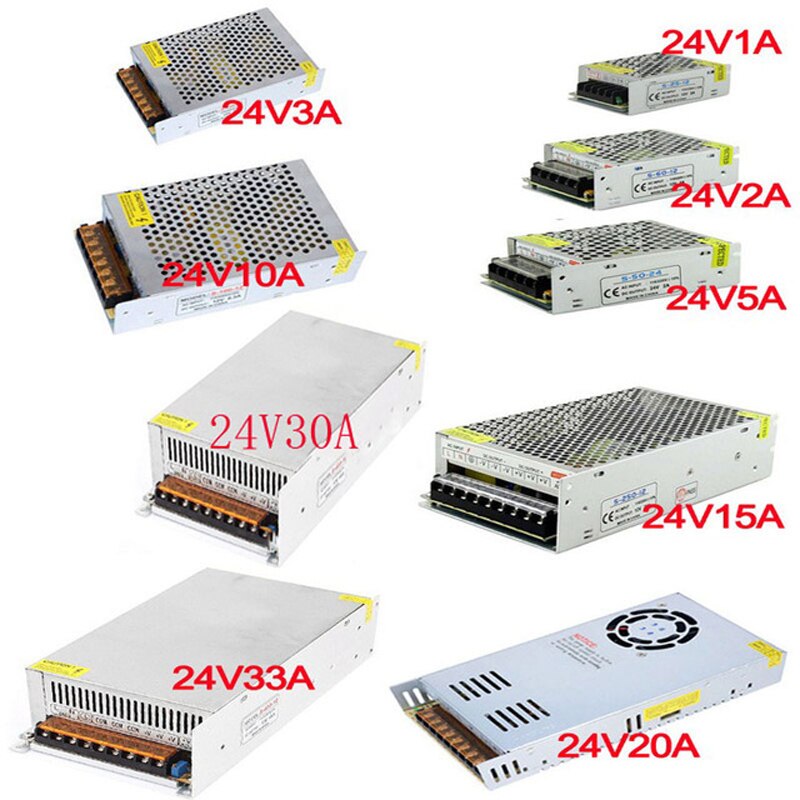 Блок питания в металлическом корпусе 24V 5A