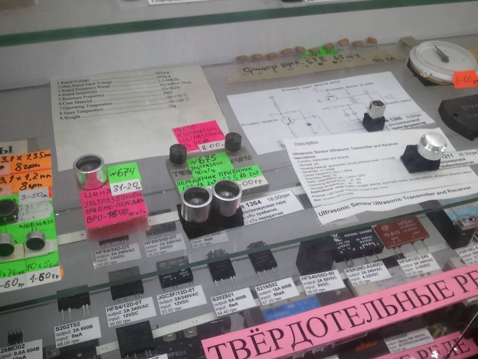 Моя фотография витрины магазина в далеком 2013 году с ассортиментом УД